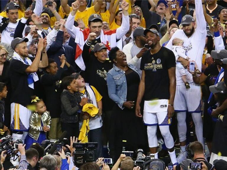 Kevin Durant fue nombrado MVP de as Finales. Foto: Getty Images