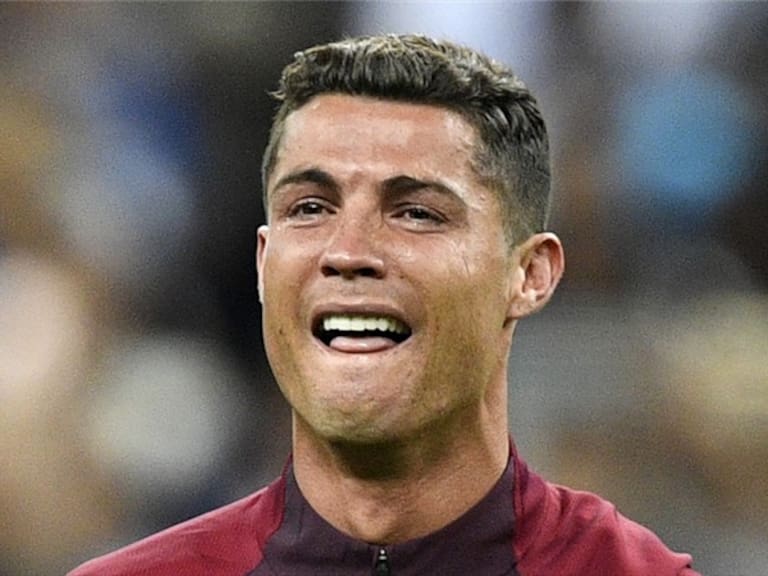 Cristiano Ronaldo llorando. Foto: Getty Images