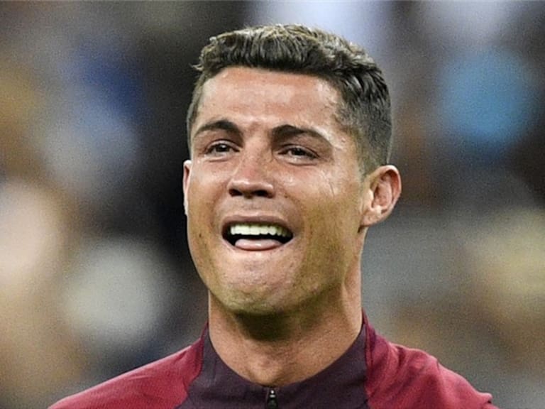 Cristiano Ronaldo llorando. Foto: Getty Images