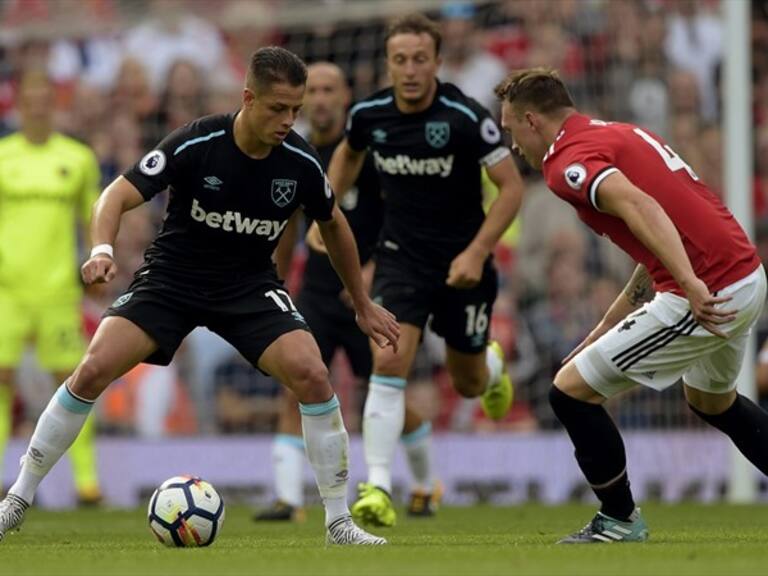 Chicharito Hernández volvió a Old Trafford. Foto: Getty images