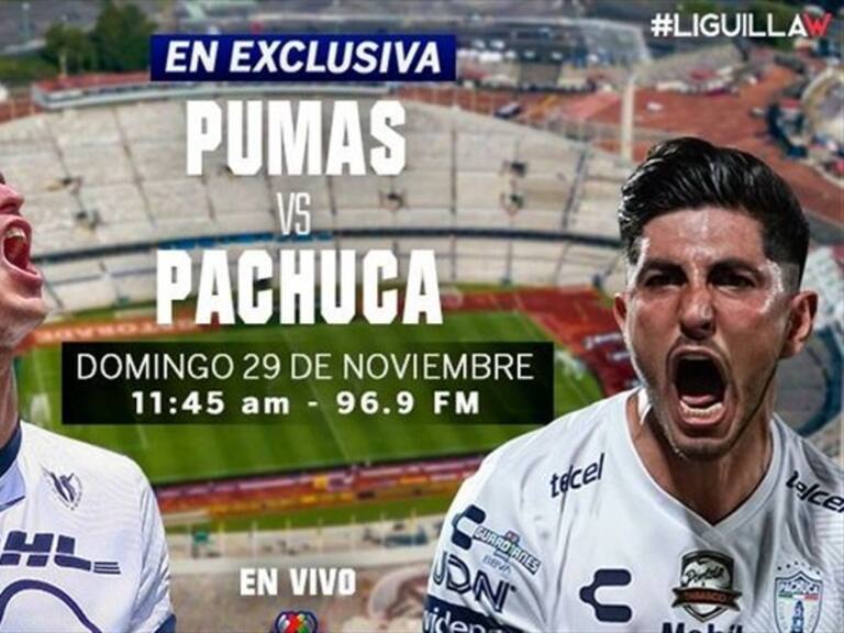 Pumas vs Pachuca en vivo. Foto: Especial