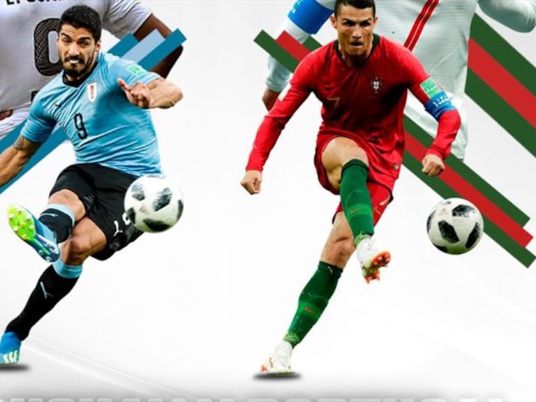 Uruguay vs Portugal . Foto: W Deportes