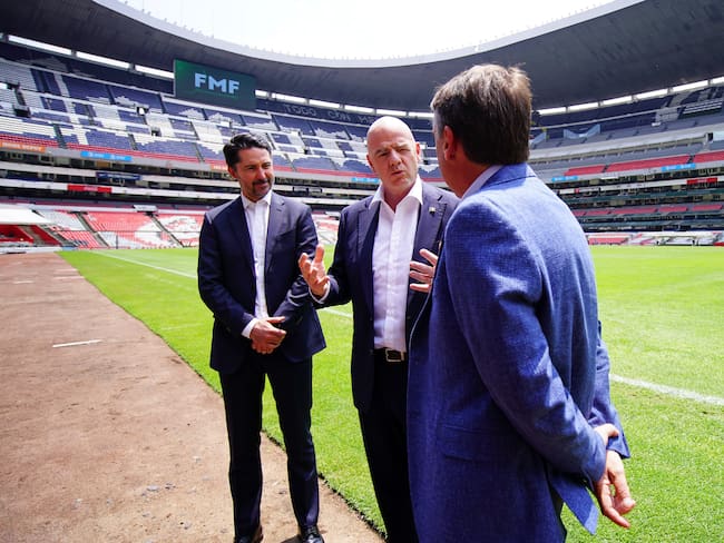 Gianni Infantino, de tour por México. Visita a AMLO, al Azteca y con Azcárraga