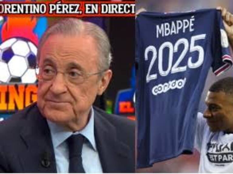Florentino Pérez habló sin tapujos de Kylian Mbappe