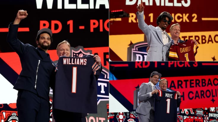 NFL Draft 2024: Conoce a los 32 jugadores elegidos en la primera ronda