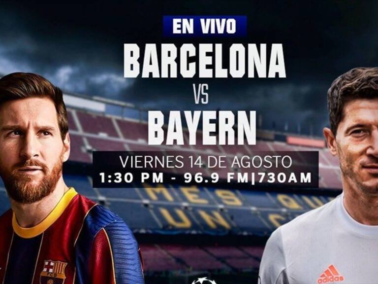 Barcelona vs Bayern Múnich. Foto: W Deportes