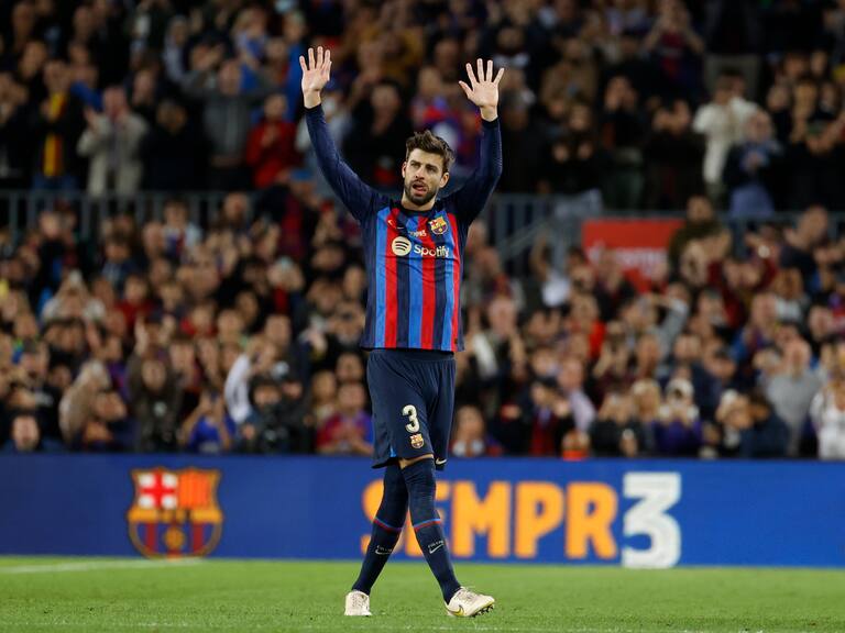Gerard Piqué dijo adiós al futbol en triunfo del Barcelona