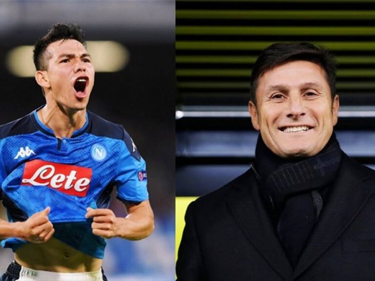 Javier Zanetti e Hirving Lozano. Foto: Getty Images / W Deportes