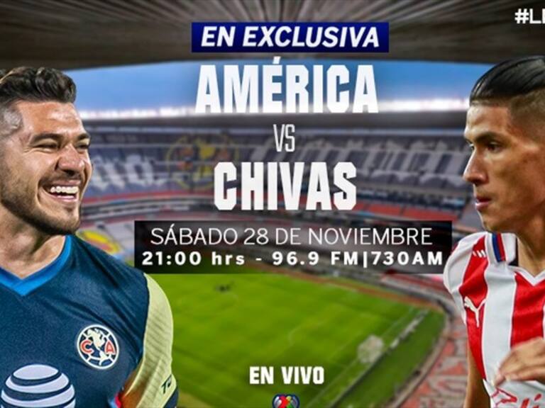 América vs Chivas. Foto: Wdeportes