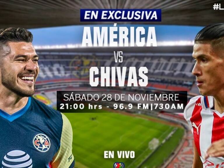 América vs Chivas. Foto: Wdeportes