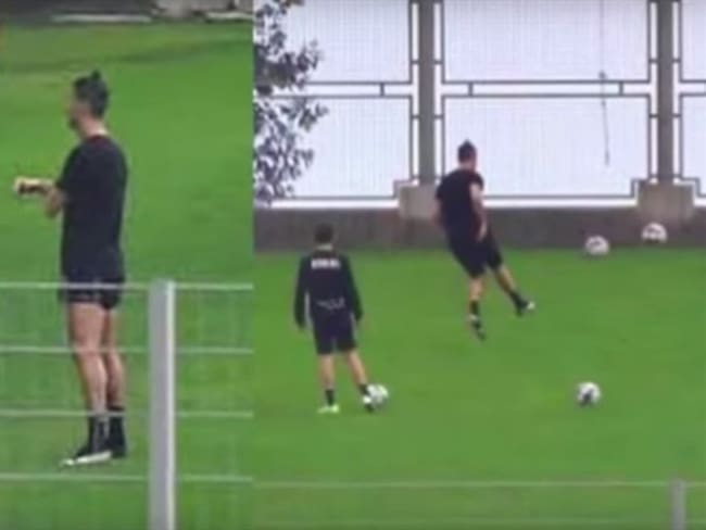 Cristiano Ronaldo se entrenó en el Estadio de Madeira en plena cuarentena