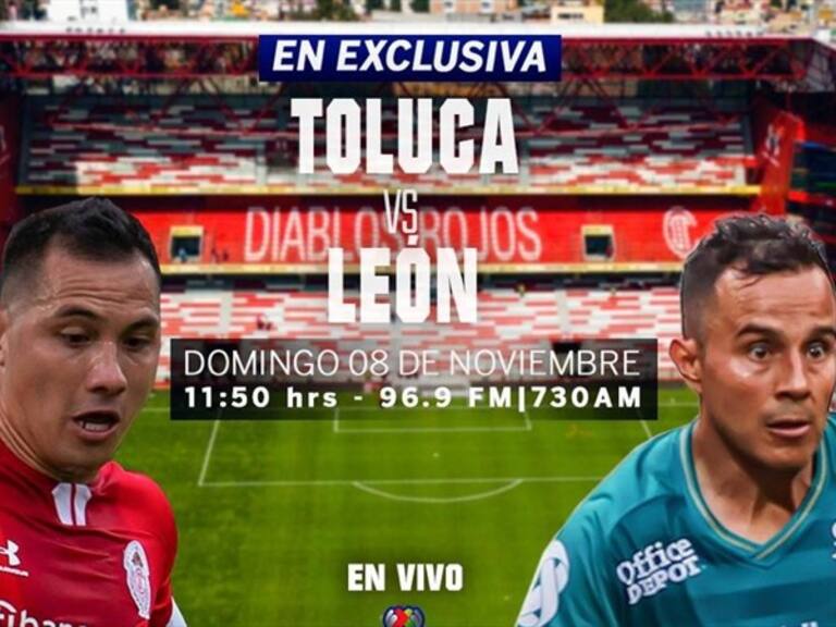 Toluca vs León. Foto: Wdeportes