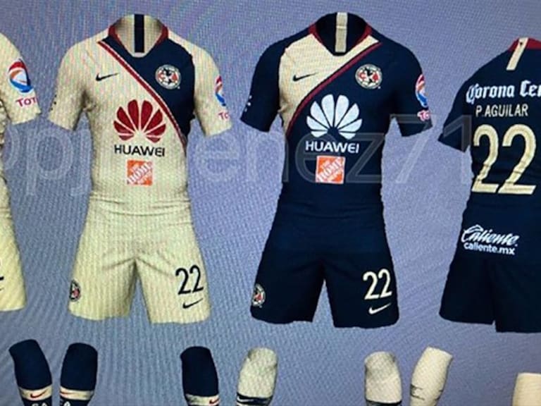 Jersey 2018/19 del Club América. Foto:TodoSobreCamisetas