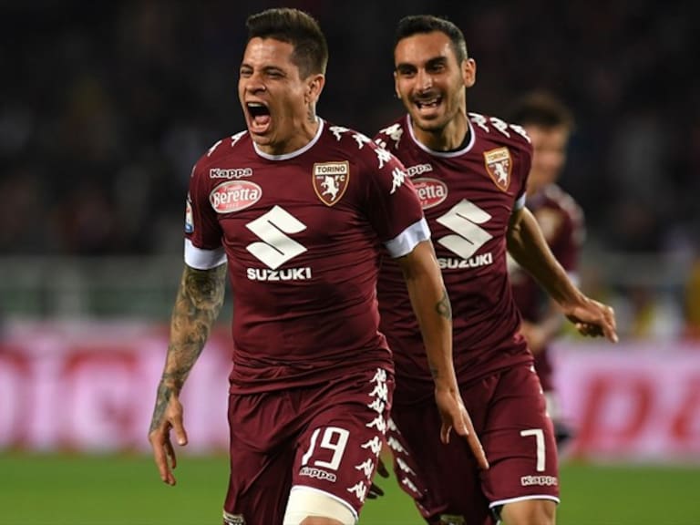 Iturbe festeja un gol con el Torino. Foto: Getty Images