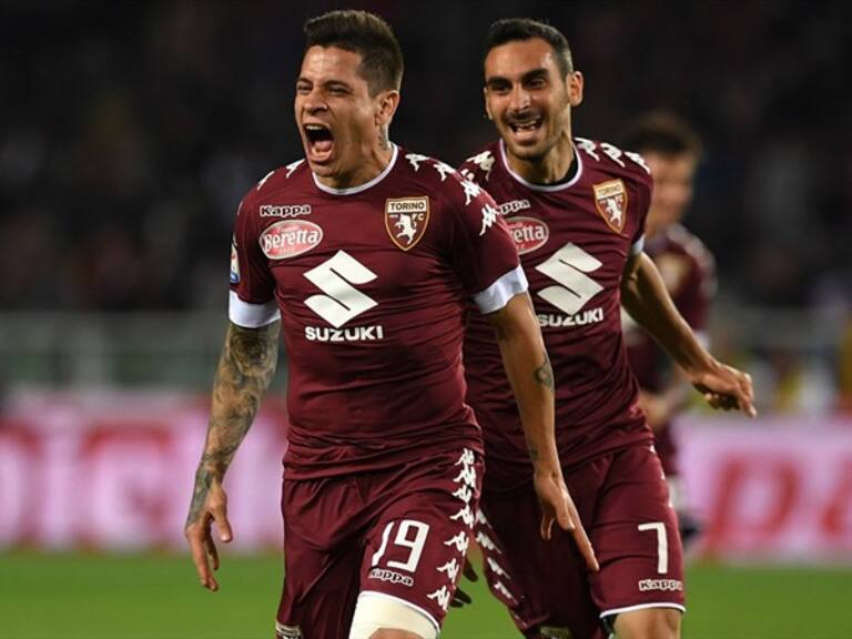 Iturbe festeja un gol con el Torino. Foto: Getty Images