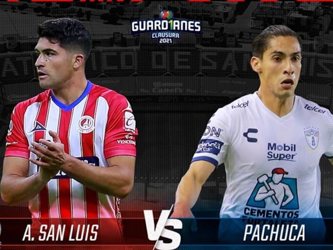 Atlético de San Luis vs Pachuca, en vivo, jornada 17, Liga BBVA MX, Guard1anes 2021