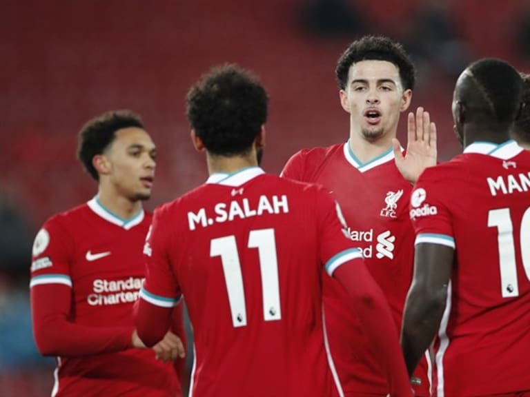 Liverpool, festejando un gol . Foto: Getty Images