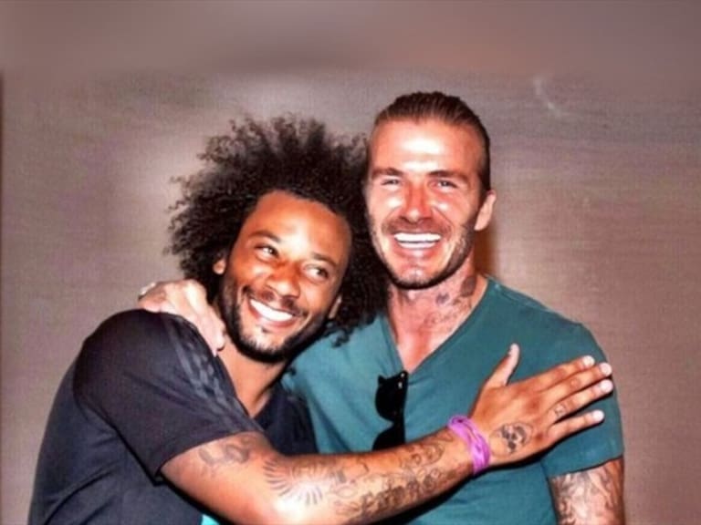 Marcelo y David Beckham. Foto: Pinterest