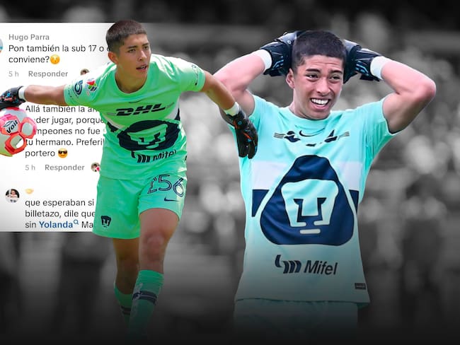 Hermano de Rodrigo Parra llama ‘POBRES’ a los que critican al arquero de Pumas por sus errores; afición pide que no juegue más