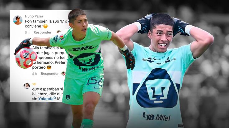 Hermano de Rodrigo Parra llama ‘POBRES’ a los que critican al arquero de Pumas por sus errores; afición pide que no juegue más