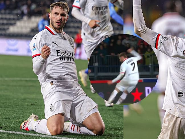 Golazo de Santiago Giménez en su debut en Serie A con el Milan VIDEO