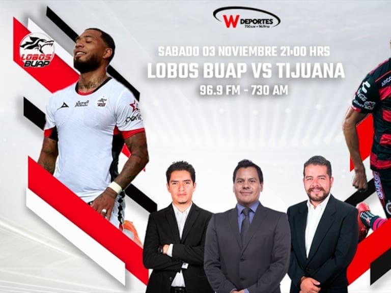 Lobos BUAP vs Tijuana. Foto: W Deportes