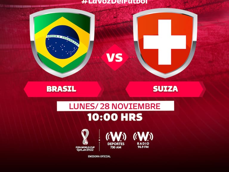 Brasil vs Suiza en vivo.