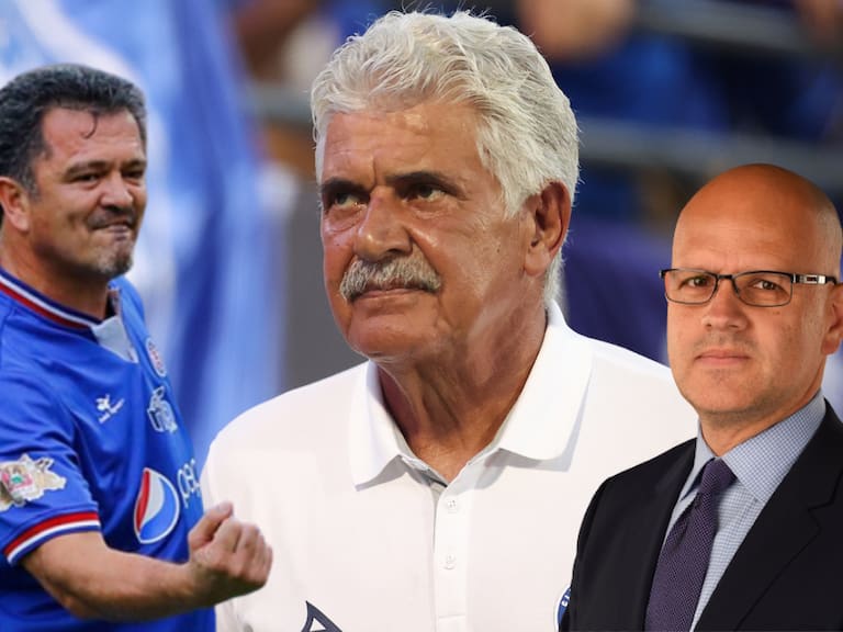 Carlos Hermosillo, Tuca Ferretti y Eduardo Varela