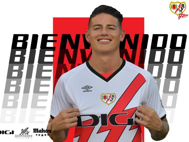 James Rodríguez es nuevo jugador del Rayo Vallecano