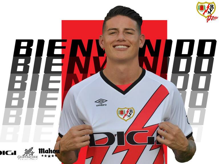 James Rodríguez es nuevo jugador del Rayo Vallecano