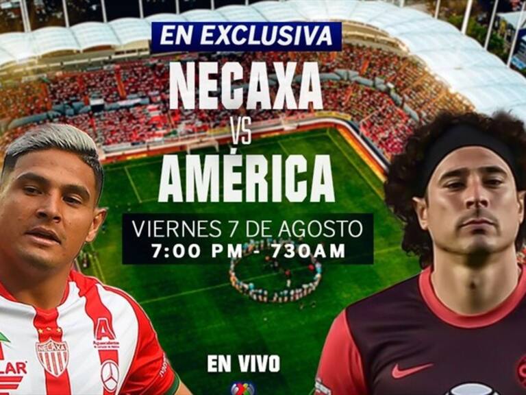 Necaxa vs América en vivo . Foto: W Deportes