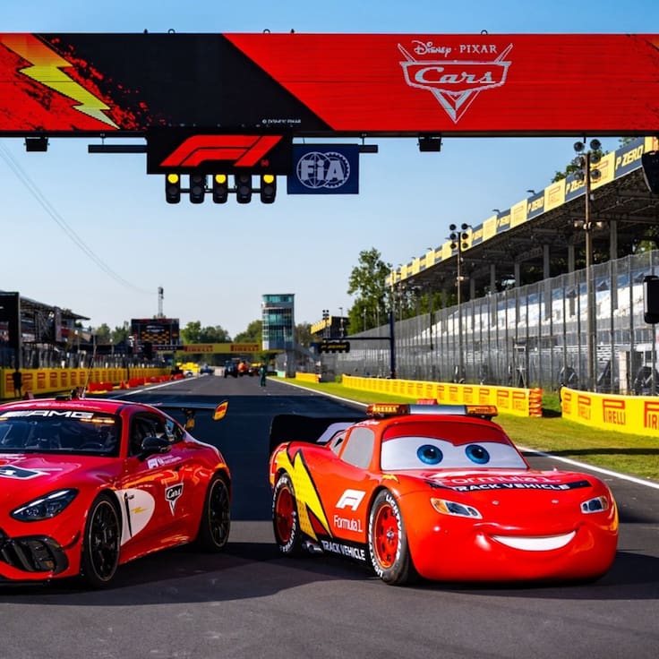 Rayo McQueen llega a la Fórmula 1: La increíble colaboración de Disney y F1 para el GP de Monza 2026