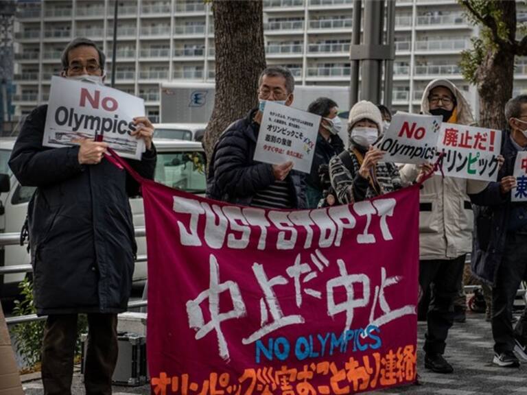 Protestas Juegos Olímpicos de Tokio. Foto: Getty Images