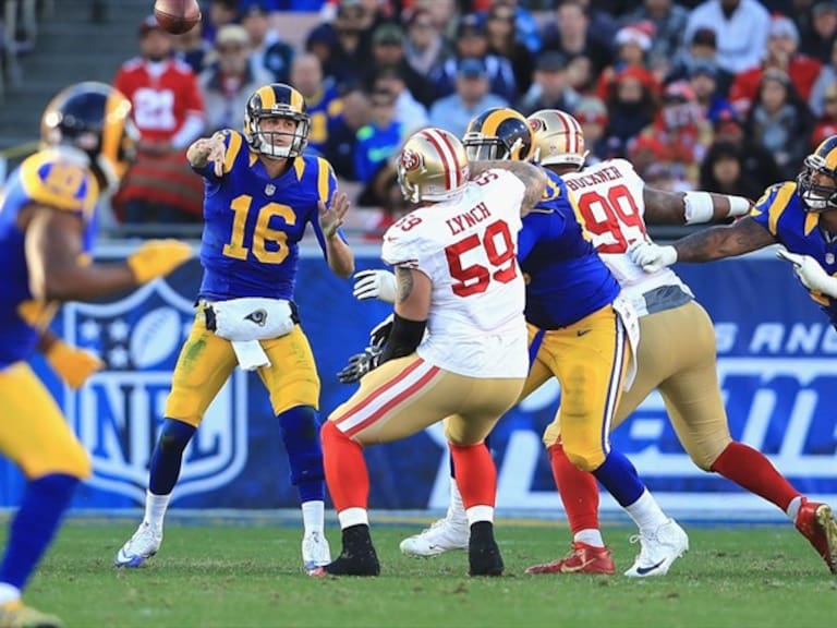 San Francisco y los Rams se medirán con fuerza. Foto: Getty Images