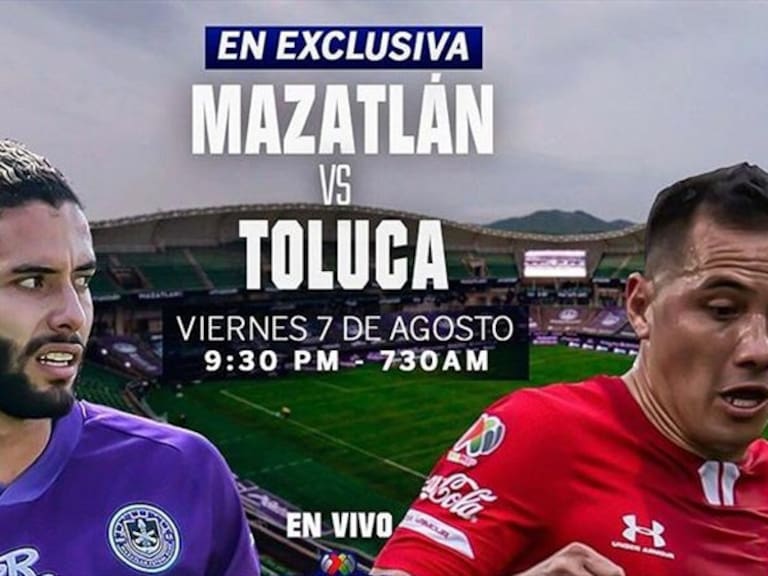 Mazatlán vs Toluca. Foto: Wdeportes