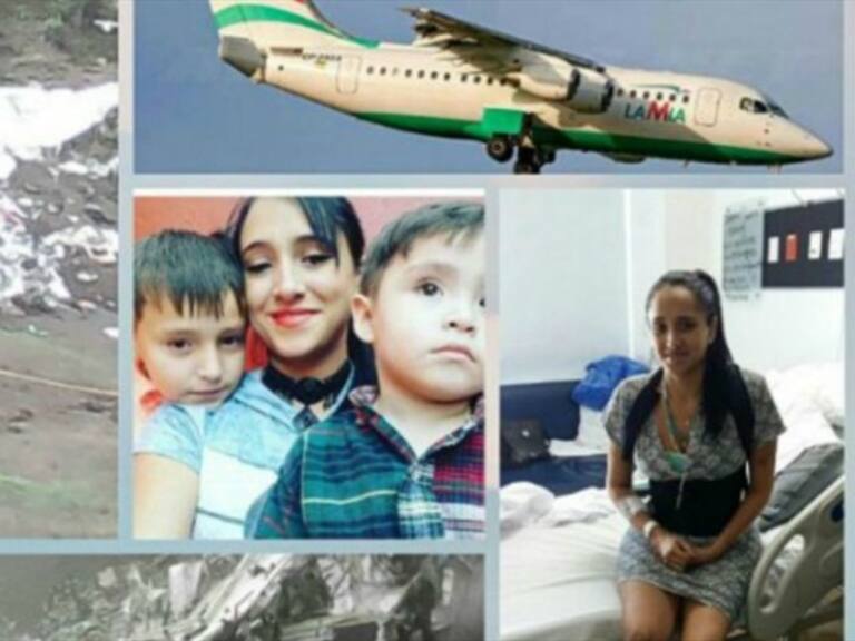 La boliviana Ximena Suárez, sobreviviente de la tragedia del Chapecoense. Foto: Especial