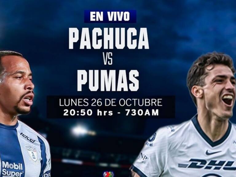Pachuca vs Pumas en vivo . Foto: Especial