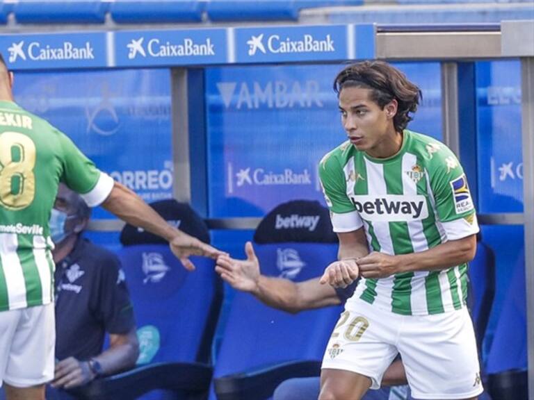 Diego Lainez Betis. Foto: Getty Images
