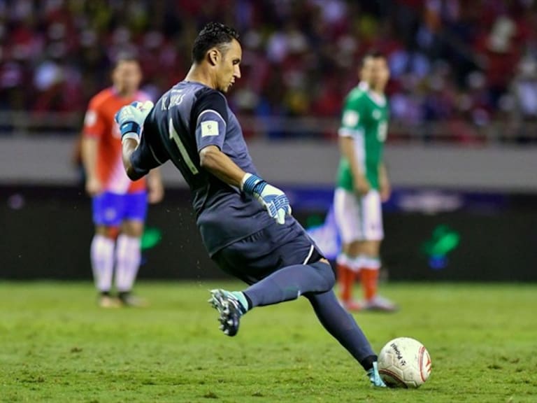 Keylor Navas en un juego con Costa Rica. Foto: Getty Images