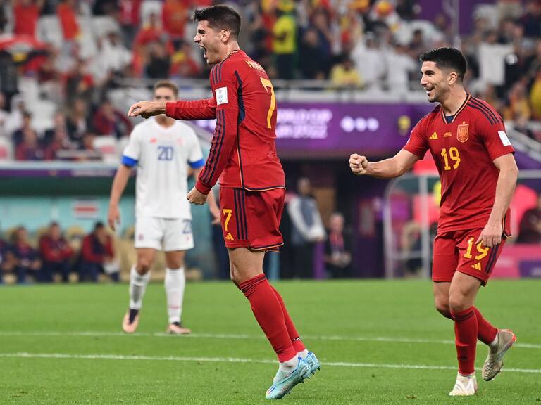 España goleó a Costa Rica