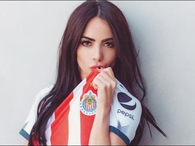 Jimena Sánchez y su amor por la Chivas . Foto: W Deportes