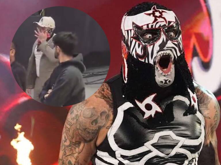 Penta se conmueve hasta las lágrimas al ver el debut de Rey Fénix en WrestleMania 41