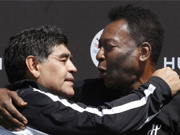 Maradona y Pelé. Foto: Getty Images