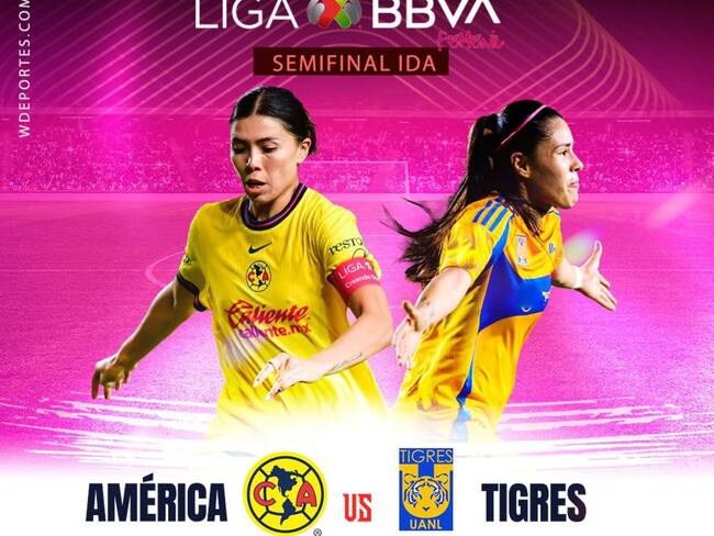 América vs Tigres Femenil: EN VIVO, dónde, cuándo y a qué hora ver la Semifinal de Ida