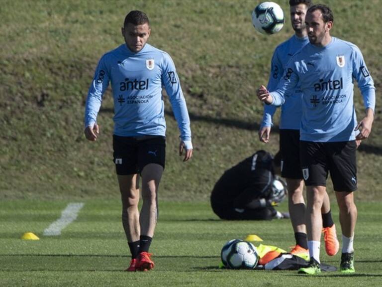 Jonathan Rodríguez con Uruguay. Foto: Getty Images