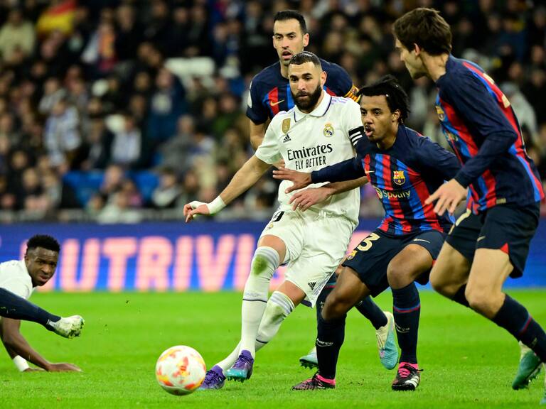 Real Madrid cae ante Barcelona en casa en la semifinal de ida de la Copa del Rey