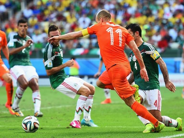 México vs Holanda Mundial 2014. Foto: Getty Images