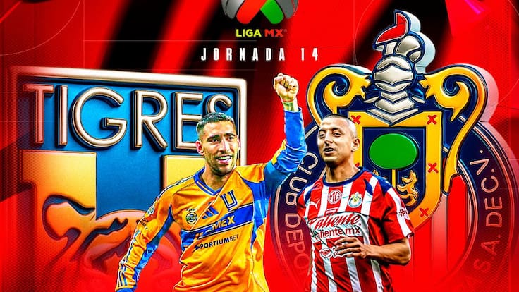 Tigres vs Chivas: EN VIVO, dónde, cuándo y a qué hora ver la Jornada 14 de Liga MX Clausura 2026
