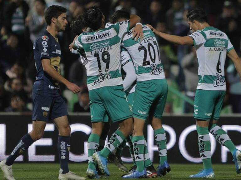 Santos vs Pumas. Foto: GettyImages