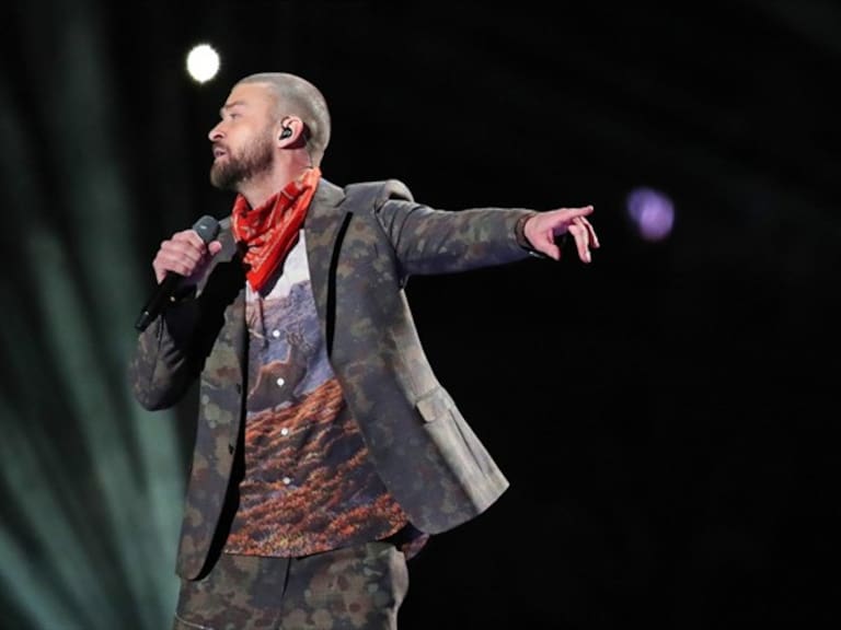 Justin Timberlake en su actuación . Foto: Getty Images